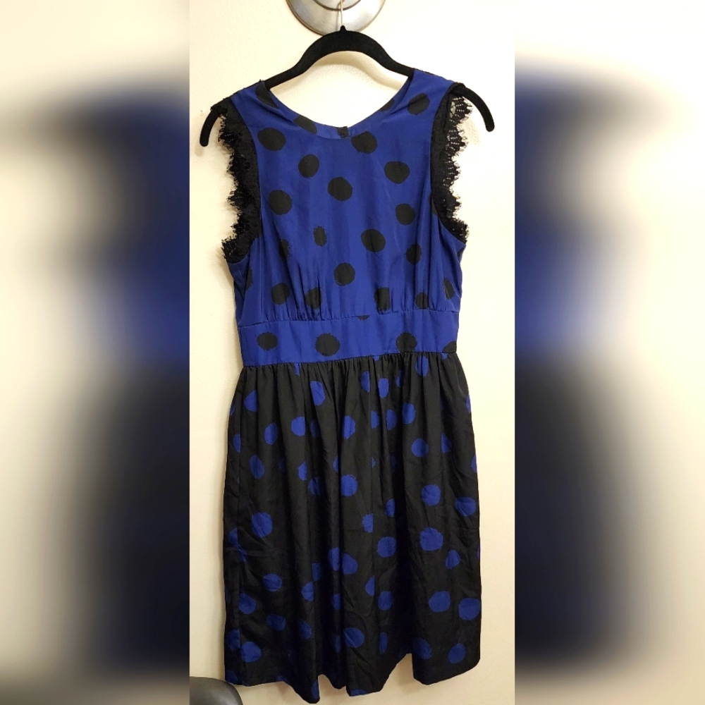 Anthropologie Corey Lynn Calter Polka Dot Dress Sz 6